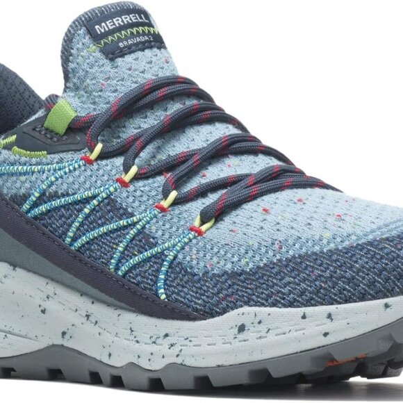 Women's Hiking Sneaker Leather Rubber Sole Recycled Materials Trail-Ready - Picture 2 of 8